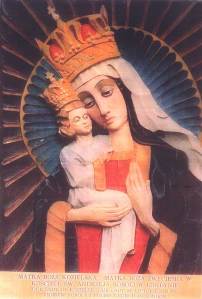 Matka Boska Kozielska. Obraz znajduje się w kościele św. Andrzeja Boboli w Londynie